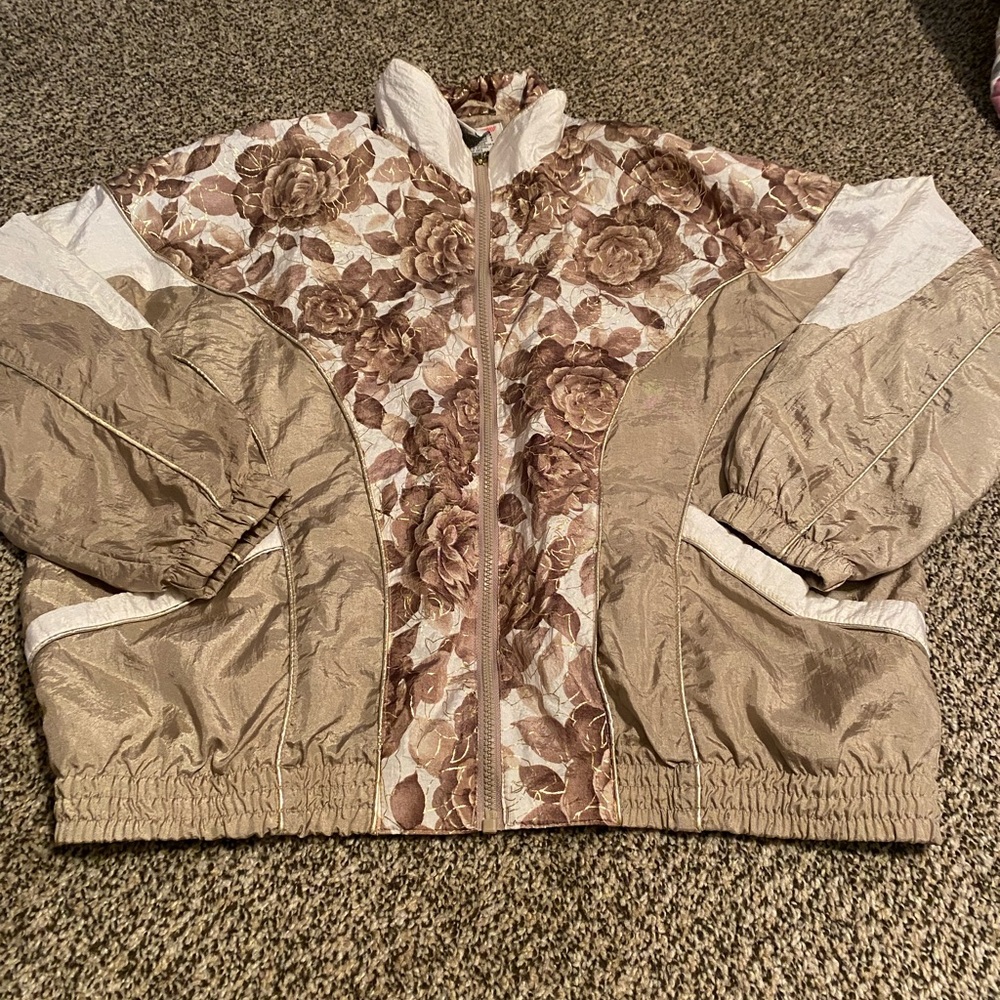 Vintage Active Frontier 90's jacket size large Floral